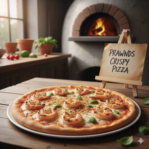 Prawns Pizza (10inch)