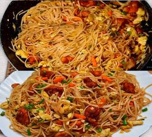 Chicken Dum Noodles Full Plate
