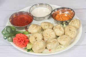 Veg steam momo