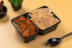 Aloo Matar & Paratha Dabba