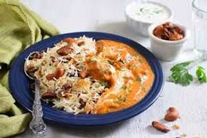 Basmati Pulao with Butter Chicken