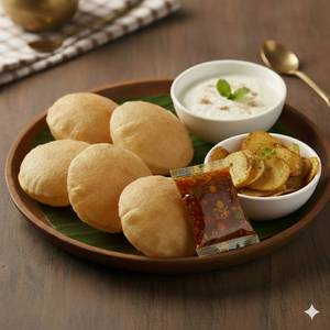 Aloo Poori Mini Thali