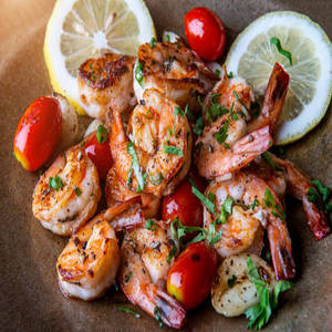 Pepper Garlic Prawns