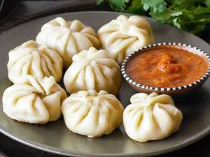 Veg steamed  momos