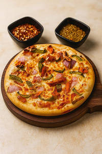 Onion, Capsicum & Red Paprika Pizza