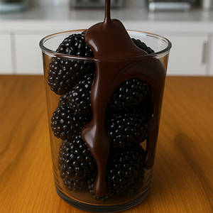 London's Viral Chocolate - Mulberries dipped in Belgian Chocolate