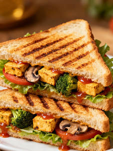Veg Bbq Lovers Sandwich