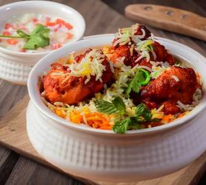 Chicken tikka biryani