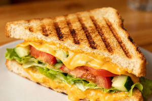 Cheesy Veg Club Sandwich