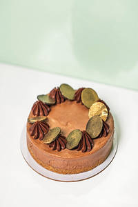 Eggless Nutella Cheesecake