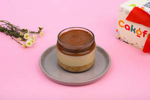 Nutella Cheesecake Jar Cake