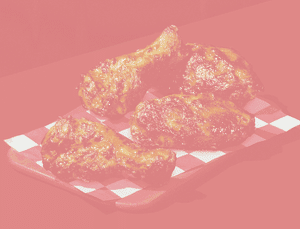 Baked Southern Fiery Chicken Wings 4pc
