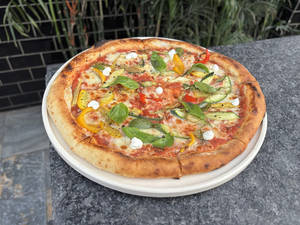 Charred English Vegetables,corn & Feta