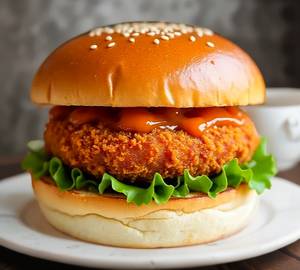 Crispy Tandoori Chicken Burger