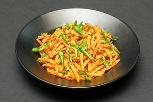 Crispy Potato Chilli Spring Onion