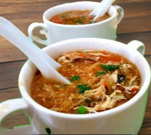 Hot & sour chicken soup