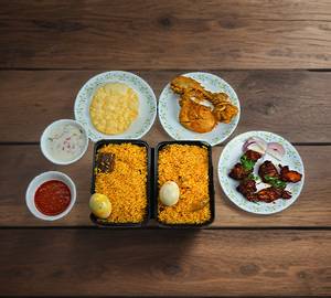 1 Kg 3 Piece With 65 Chicken Biriyani