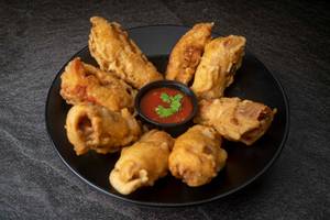 Chicken Wrapped Prawns