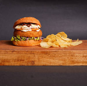Crispy Fried Chicken Burger