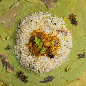 Mushroom Curry Pulao