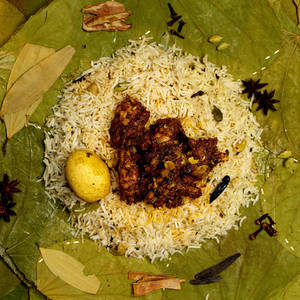 Chicken Ghee Roast Pulao