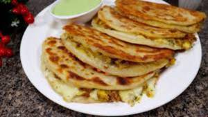 Chicken Cheese Parantha