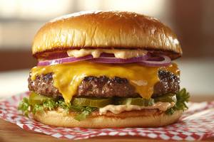 F burg special chicken burger