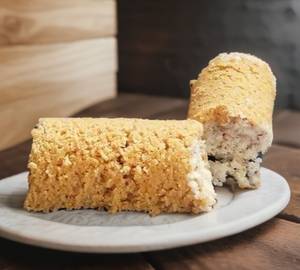 Wheat puttu  with sugar [1 piece]