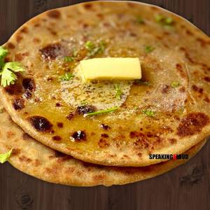 2 Aloo Paratha With Curd