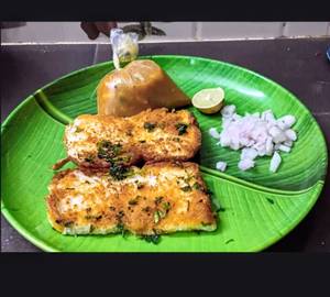 Ghee pav bhaji with batani chat only