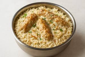 Chicken Malai Seekh Biryani