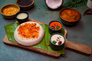 Ghee Podi Thate Idli [ 1 Piece ] [ Chef's Special ]