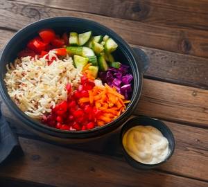 Creamy Garden Rice Bowl