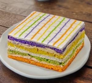 Eggless Rainbow Cake [500 Grams]