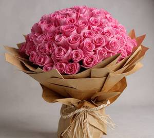 100 Pink Roses
