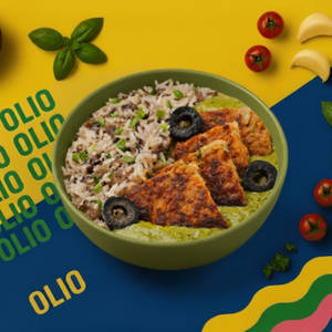 Pesto Chicken Rice Risotto Bowl