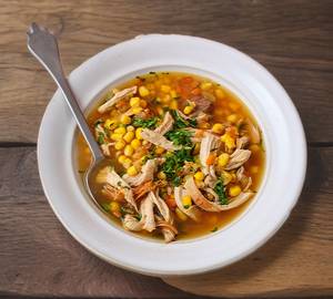 Sweet Corn Chicken Soup