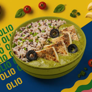 Pesto Paneer Rice Risotto Bowl