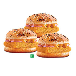 3 Veg Makhani Burst Burger,