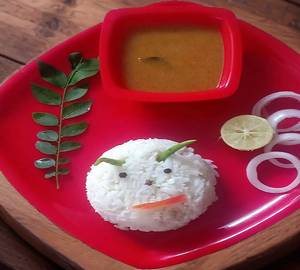 Sindhi curry chawal