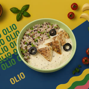 Paneer Alfredo Rice Risotto Bowl