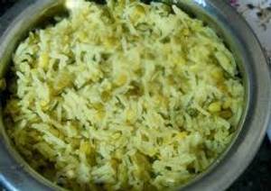 Green Moong Dal Khichdi