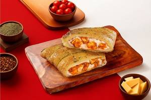 Paneer Tikka Garlic Bread.