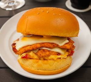 DOUBLE DOUBLE GRILLED FEAST  CHICKEN WITH DOUBLE CHEESE.