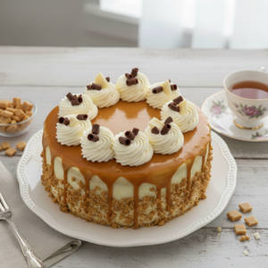 Eggless Butterscotch Cake 1/2kg