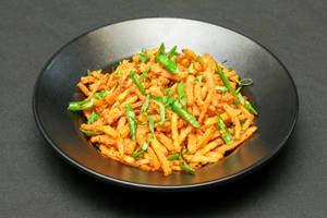 Crispy Potato Chilli Spring Onion