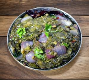 Gongura Dry Prawns Curry