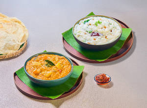 Sambar Rice + Curd Rice Combo