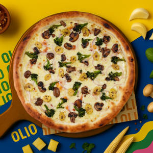 Veggie Volcano Pizza