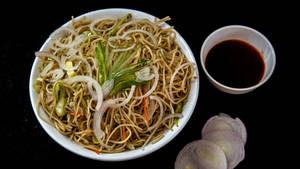 Veg Hakka Noodles